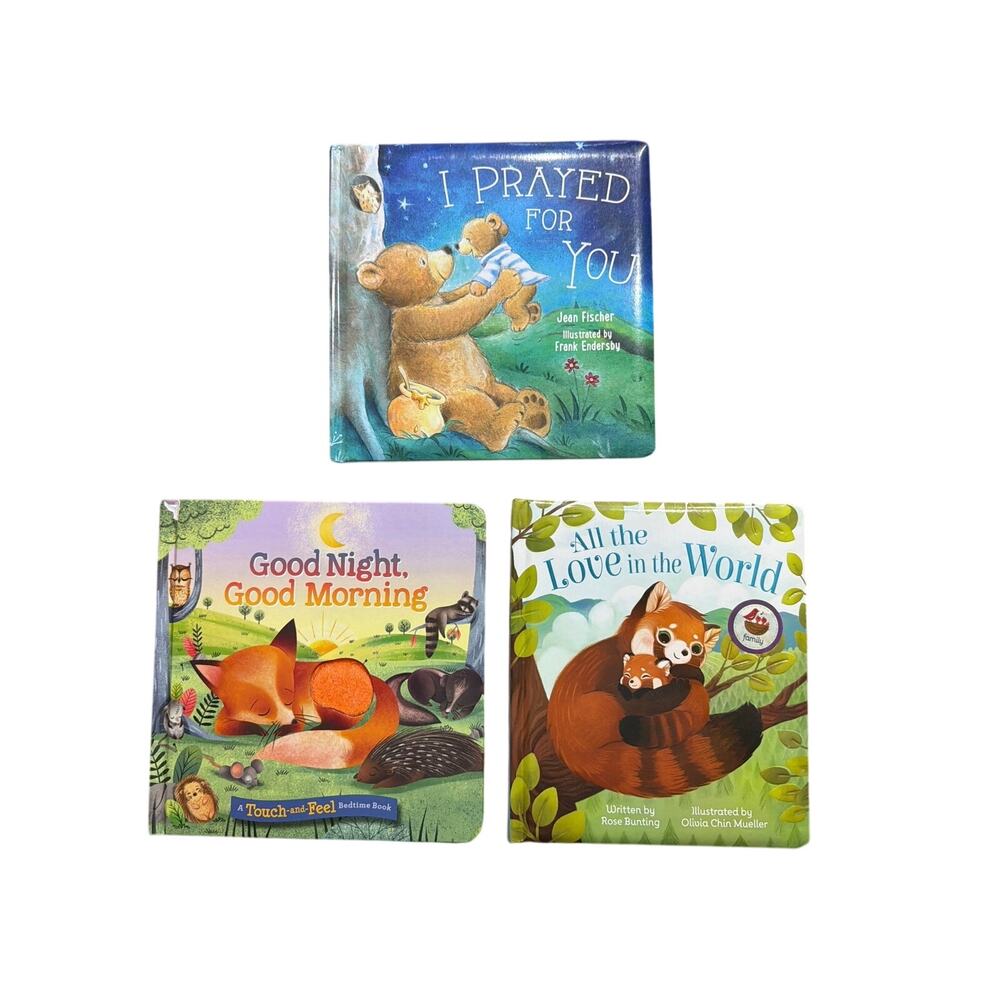 Lot of 3 Baby Board Books - I Prayed For You - All the Love in the World
